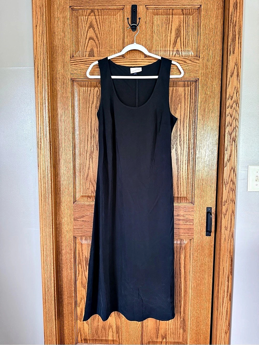 Universal Thread Maxi Tank Dress in Black Size Large Like New